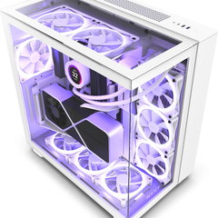 Carcasa acvariu NZXT H9 Elite White MiddleTower Fara Sursa CM-H91EW-01