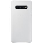 Husa Cover Leather Samsung pentru Samsung Galaxy S10 Plus Alb, Samsung