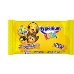 Hygienium Kids Servetele umede fara alcool Emoji, 15 buc, Hygienium