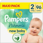 Scutece Pampers Harmonie Maxi Box Marimea 2, 4-8 kg, 96 buc, Pampers