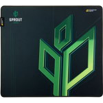 ENDGAME GEAR MPJ450 Gaming Mousepad - 450x400x3mm - Anti-Slip Base - Sprout Edition (Black/Green)