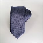 Cravata 242 bleumarine textura Massimo Clessi, Massimo Clessi