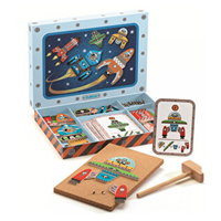 Nave spatiale de asamblat Tap Tap Djeco, 2-3 ani +, Djeco