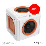 POWER CUBE Boxa Portabila Bluetooth 360 Alb