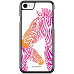 Bjornberry Shell iPhone 7 - Zebre roz, 