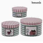 Cutie Decorativă Homania 7611 (3 uds) Carton, Homania