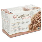 APPLAWS Cat Adult Tuna Fillet with Salmon in Jelly Mancare pentru pisici senioare, cu ton si somon in aspic 24x70g, APPLAWS