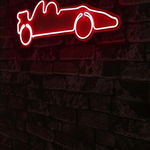 Decoratiune luminoasa LED, Formula 1 Race Car, Benzi flexibile de neon, DC 12 V, Rosu, Neon Graph