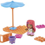 Mattel Mega Bloks Barbie Color Reveal Beach Day Micro-doll (hhp88) 