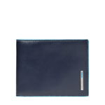 Blue square wallet, Piquadro