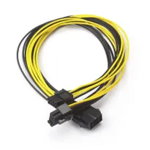 Cablu Zumax adaptor alimentare placa video pci-e 8 pini mama la 2 x 8 pini (6+2) tata, Active, extensie spliter pcie 6 pini, Zumax