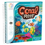 Joc de inteligenta Coral Reef, Smart Games, Magnetic, Multicolor, 48 sarcini, 4ani+