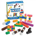Set MathLink - Constructii 3D, Learning Resources, 4-5 ani +, Learning Resources