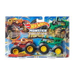 Monster Truck Set 2 masini scara 1 64 Spur of the Moment si Loco Punk, Hot Wheels