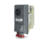 Priza interblocabila\n63A 3P+E 5h 600-690V 50Hz 60Hz 170X380MM terminal cu surub Cu interblocaj mecanic, Scame