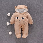 Combinezon plusat crem - Kitty, SuperBaby