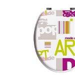 Arvix Capac WC MDF imprimat-Pop Art, Active Step