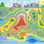 Carte pentru copii, Usborne, Fingertrail Dinosaur Mazes, 1+ ani, Usborne