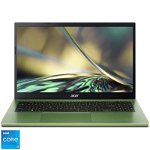 Laptop Acer 15.6'' Aspire 3 A315-59, FHD IPS, Procesor Intel® Core™ i5-1235U (12M Cache, up to 4.40 GHz, with IPU), 8GB DDR4, 256GB SSD, Intel Iris Xe, No OS, Willow Green