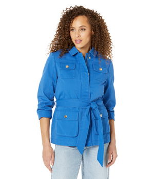 Imbracaminte Femei DRAPER JAMES Spring Twill Field Jacket Cobalt Blue, DRAPER JAMES