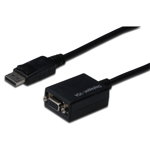 DisplayPort adapter - 15 cm, AK-340410-001-S, Assmann