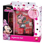 AS - Set creativ Agenda , Minnie Mouse,  Cu accesorii