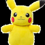 Jucarie de plus cu Pikachu, Jazwares, Galben