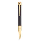 265202 yellow gold finish black ballpoint pen, S.T. Dupont