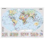Puzzle copii si adulti harta politica a lumii 1000 piese ravensbu, Ravensburger