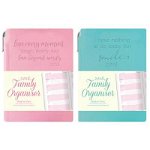 A6 Family Organiser Pink And Teal + Pen 