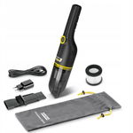Aspirator de mana compact Karcher CVH Anniversary Edition 1.198-355.0, 100 W, 2.5 Ah, Filtru HEPA 12, autonomie 20 min (max), statie de incarcare, negru