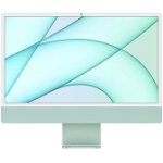 Sistem All in One iMac 2021 24 inch Retina 4.5K Apple M1 8 core CPU 8GB RAM 256GB SSD 7 core GPU INT keyboard Green, Apple