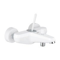 Baterie cada Grohe Eurodisc Joy 23431LS0, 1/2'', aparenta, monocomanda, diverter, aerator, limitator, alb