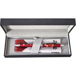 Pix multifunctional de lux PENAC Maki-E - Hoo-oo, in cutie cadou, corp bordeaux, Penac