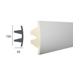 Profil pentru banda LED din poliuretan flexibil KF503F, Laminat-Parchet.ro
