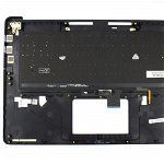 Tastatura Asus Zenbook Pro UX550GE Neagra cu Palmrest Albastru Inchis iluminata backlit