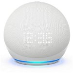 Boxa smart Echo Dot (5th Gen) clock White, Amazon