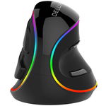 Mouse Vertical M618Plus 4000DPI RGB Negru, Delux