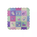 Covor tip puzzle, pentru copii, spuma EVA, 25 piese, 30x30 cm, Isotrade, IsoTrade