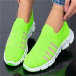 Pantofi Sport, culoare Verde Neon, material Textil - cod: P11870, ABC