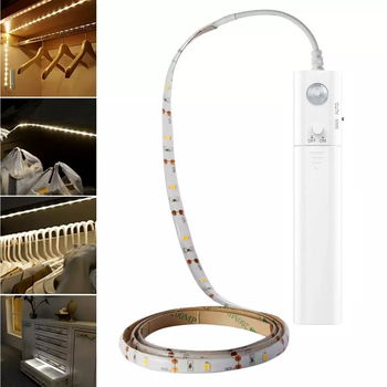 Banda LED cu senzor de miscare pentru Iluminare Mobilier, lungime 2m, AVEX