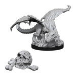 Miniaturi Nepictate D&D Nolzur's Marvelous Black Dragon Wyrmling, D&D