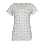 Tricou crem cu print ancora Jacqueline de Yong Anina