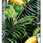 Protectie Spate Lemontti Art Tropic LMSAJ330M30 pentru Samsung Galaxy J3 2017 (Multicolor)