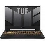 Laptop ASUS Gaming TUF F15 FX507ZR-HQ034MXM cu procesor Intel® Core™ i7-12700H pana la 4.70 GHz, 15.6'', QHD 165Hz, 32GB DDR5, 1TB SSD, GeForce RTX 3070 8GB, No OS, Mecha Gray