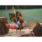 Figurina metal large rooster