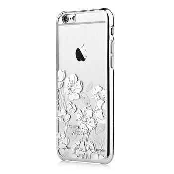 Husa de protectie Devia Crystal Rococo pentru iPhone 6/6s, Argintiu