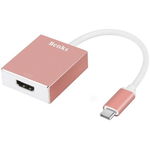 Adaptor USB-C HDMI Benks ROSE GOLD, Benks