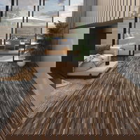 Gossi placi de pardoseala autoadezive, maro dungi, 5,02 m2, pvc, 2 mm, Gossi