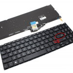 Tastatura Asus VivoBook M509DA Gri cu Palmrest Argintiu, Asus